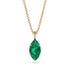 Hidden Halo Marquise Emerald Necklace - Journey No. 49 image 1