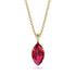 Hidden Halo Marquise Ruby Necklace - Journey No. 55