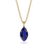 Hidden Halo Marquise Sapphire Necklace - Journey No. 73 image 1