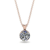 Diamond Necklace With Hidden Halo - Adaline No. 2 image 1