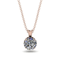 Diamond Necklace With Hidden Halo - Adaline No. 32 image 1