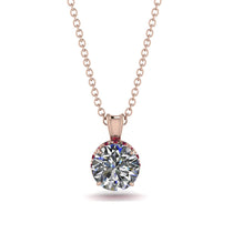 Diamond Necklace With Hidden Halo - Adaline No. 47 image 1