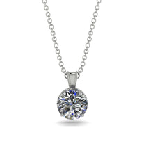 Diamond Necklace With Hidden Halo - Adaline No. 3 image 1