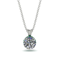 Diamond Necklace With Hidden Halo - Adaline No. 18 image 1