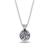 Diamond Necklace With Hidden Halo - Adaline No. 33 image 1