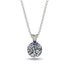 Diamond Necklace With Hidden Halo - Adaline No. 63 image 1
