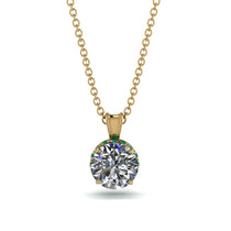 Diamond Necklace With Hidden Halo - Adaline No. 16 image 1