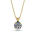 Diamond Necklace With Hidden Halo - Adaline No. 16