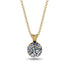 Diamond Necklace With Hidden Halo - Adaline No. 31 image 1