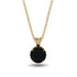 Black Diamond Necklace With Hidden Halo - Adaline No. 37 image 1
