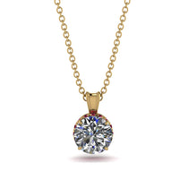 Diamond Necklace With Hidden Halo - Adaline No. 46 image 1