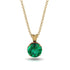Emerald Necklace With Hidden Halo - Adaline No. 49 image 1