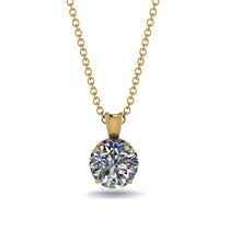 Diamond Necklace With Hidden Halo - Adaline No. 61 image 1