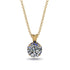 Diamond Necklace With Hidden Halo - Adaline No. 61 image 1