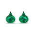 Hidden Halo Emerald Earrings - Rosalie No. 20