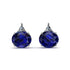 Hidden Halo Sapphire Earrings - Rosalie No. 15