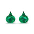 Hidden Halo Emerald Earrings - Rosalie No. 21