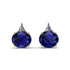 Hidden Halo Sapphire Earrings - Rosalie No. 13