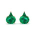 Hidden Halo Emerald Earrings - Rosalie No. 19