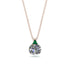 Hidden Halo Diamond Necklace - Rosalie No. 17