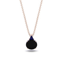 Hidden Halo Black Diamond Necklace - Rosalie No. 68 image 1