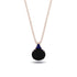 Hidden Halo Black Diamond Necklace - Rosalie No. 68 image 1
