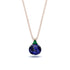 Hidden Halo Sapphire Necklace - Rosalie No. 29