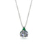 Hidden Halo Diamond Necklace - Rosalie No. 18