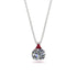 Hidden Halo Diamond Necklace - Rosalie No. 48