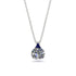Hidden Halo Diamond Necklace - Rosalie No. 63