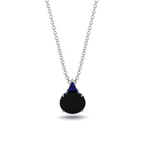 Hidden Halo Black Diamond Necklace - Rosalie No. 69 image 1