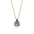 Hidden Halo Diamond Necklace - Rosalie No. 16