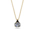 Hidden Halo Diamond Necklace - Rosalie No. 31