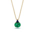 Hidden Halo Emerald Necklace - Rosalie No. 64