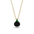 Hidden Halo Black Diamond Necklace - Rosalie No. 22 image 1