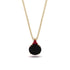 Hidden Halo Black Diamond Necklace - Rosalie No. 52