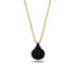 Hidden Halo Black Diamond Necklace - Rosalie No. 67