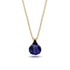 Hidden Halo Sapphire Necklace - Rosalie No. 43