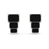 Hidden Diamonds Emerald Black Diamond Earrings - Briella No. 9 image 1