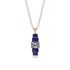 Emerald Cut Diamond Stairs Necklace - Briella No. 62 image 1