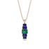 Emerald Cut Emerald Stairs Necklace - Briella No. 65 image 1