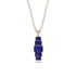 Emerald Cut Sapphire Stairs Necklace - Briella No. 74 image 1