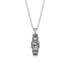 Emerald Cut Diamond Stairs Necklace - Briella No. 3