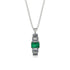 Emerald Cut Emerald Stairs Necklace - Briella No. 6 image 1
