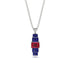 Emerald Cut Sapphire Stairs Necklace - Briella No. 60