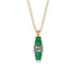 Emerald Cut Diamond Stairs Necklace - Briella No. 16 image 1
