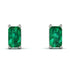 Hidden Diamonds Emerald Cut Emerald Earrings - Angel No. 6