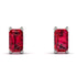 Hidden Diamonds Emerald Cut Ruby Earrings - Angel No. 12 image 1