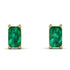 Hidden Diamonds Emerald Cut Emerald Earrings - Angel No. 64