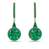 Hidden Halo Emerald Earrings - Joanna No. 20